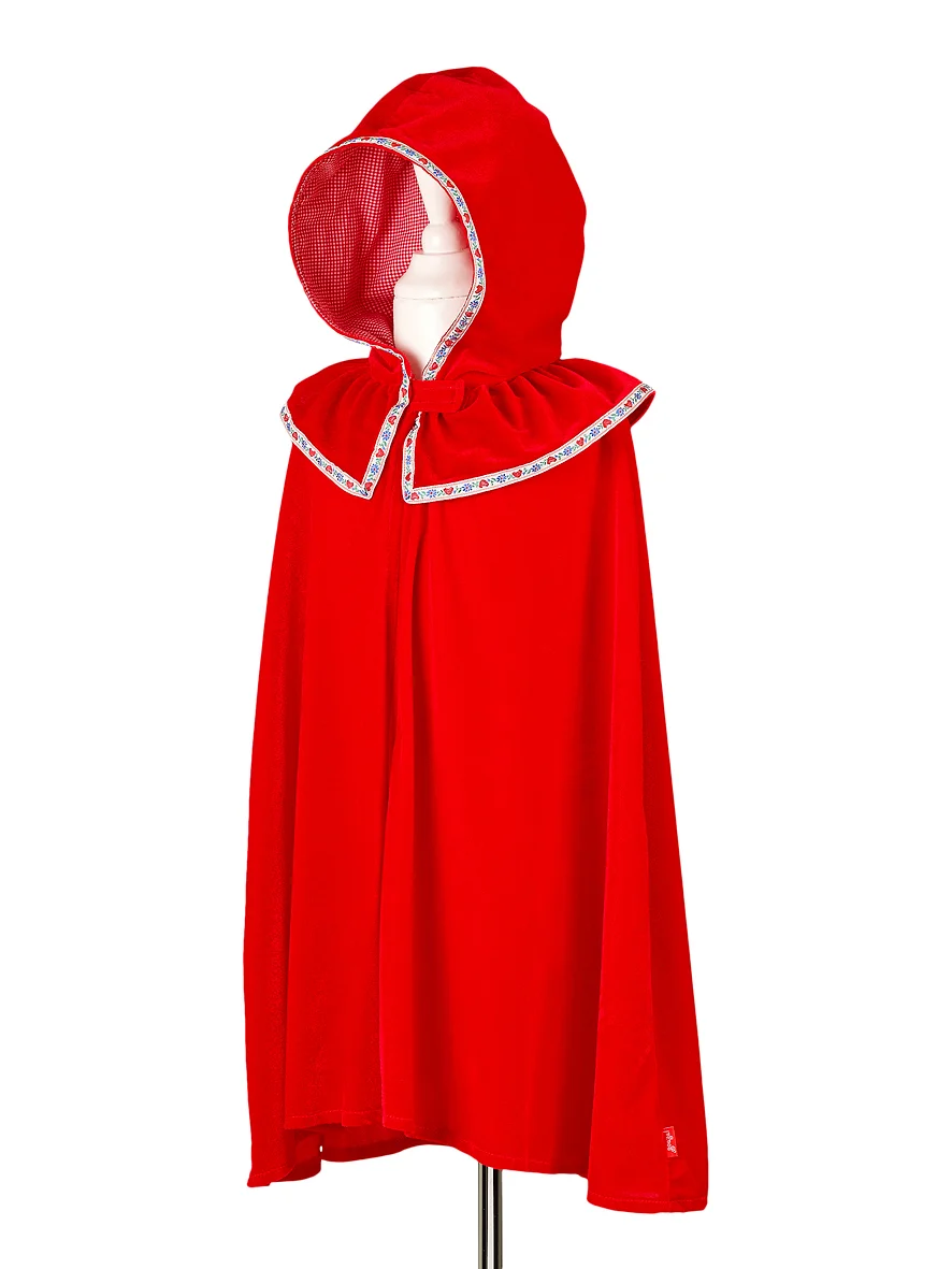 Red ridinghood cape, 4-8 yrs, 104-128 cm 