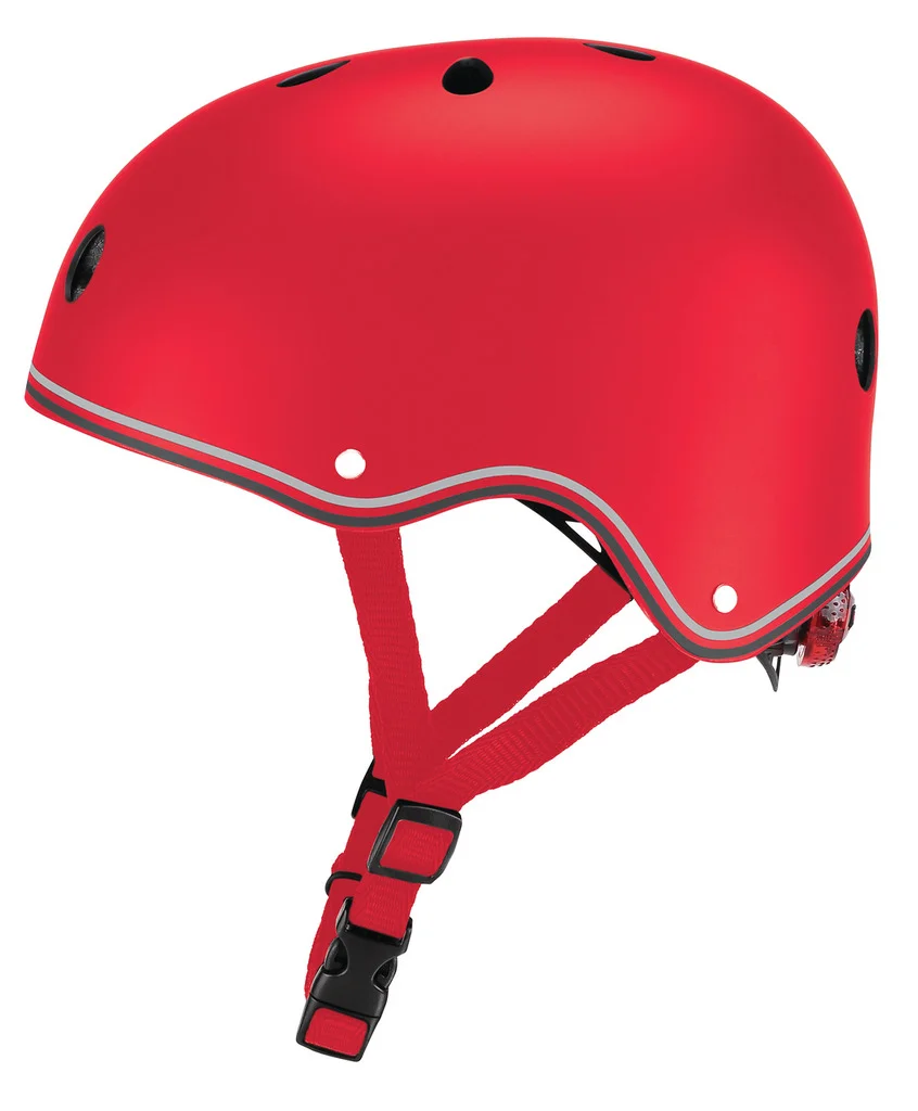 Casco Junior Primo Con Luces Rojo (48-53 CM)