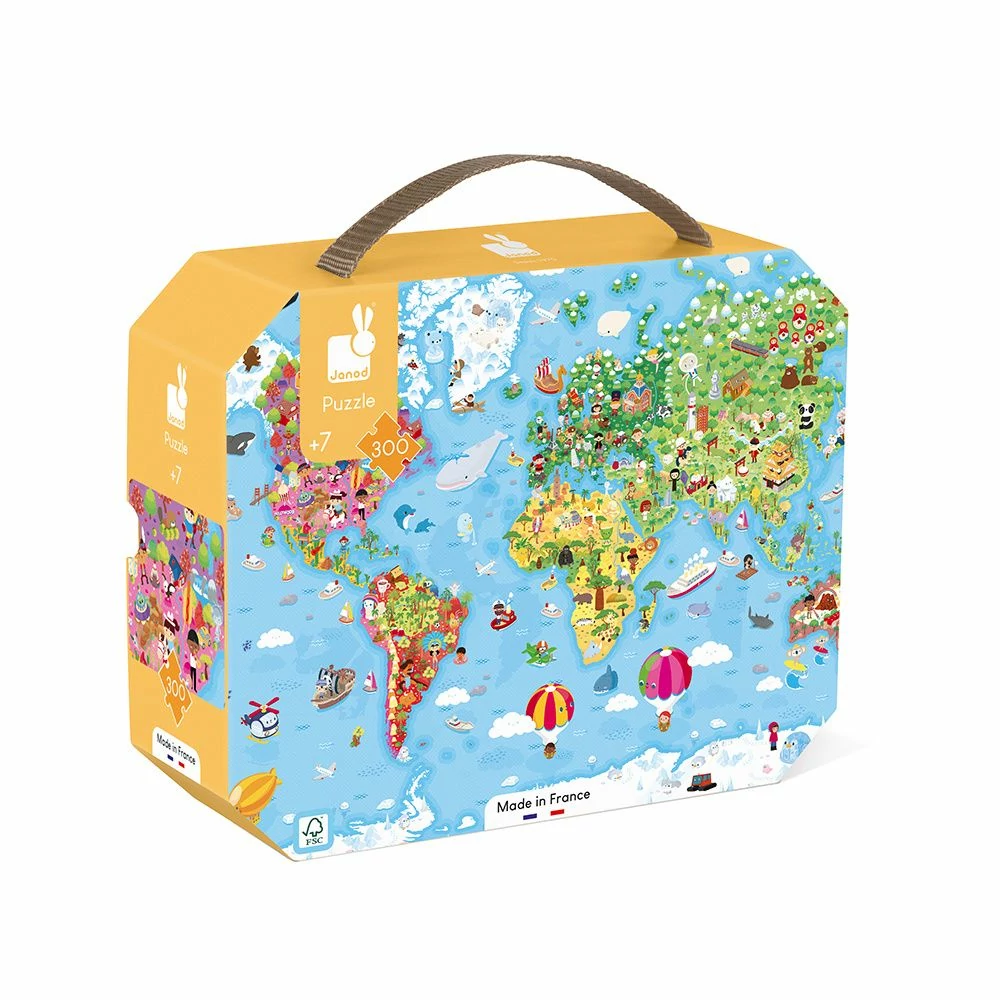 Puzzle Gigante Atlas Mundial - 300 PIEZAS