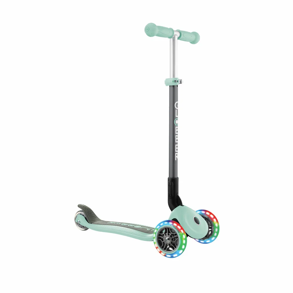 Patinete Primo Luces Plegables menta