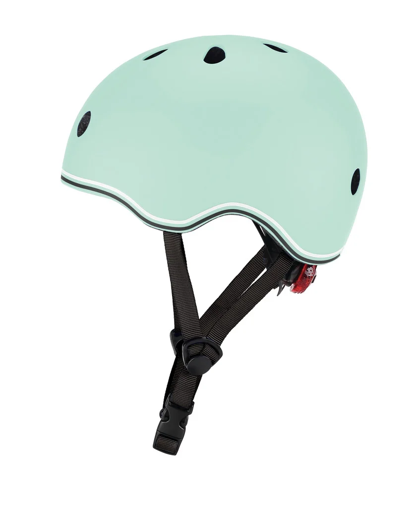 Casco Go Up Con Luces Verde Pastel (45-51CM)