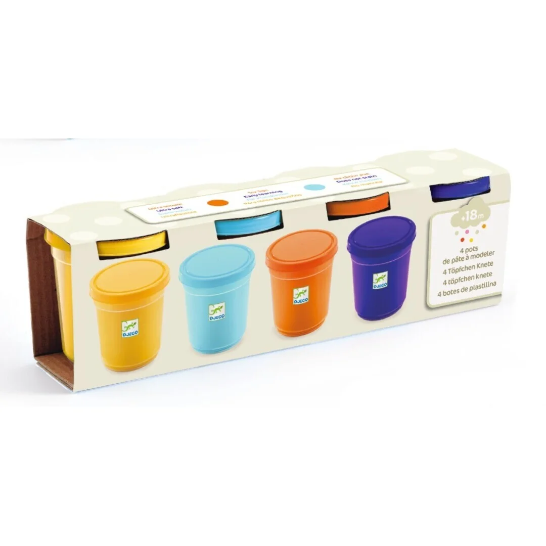 Pasta moldear 4 botes de pasta Naturalez