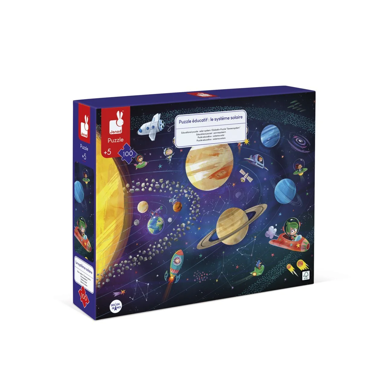 Puzzle Educativo- Sistema Solar- 100 PZAS
