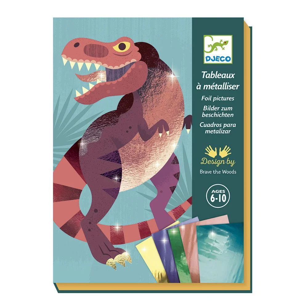 Cuadros pan de oro jurassic
