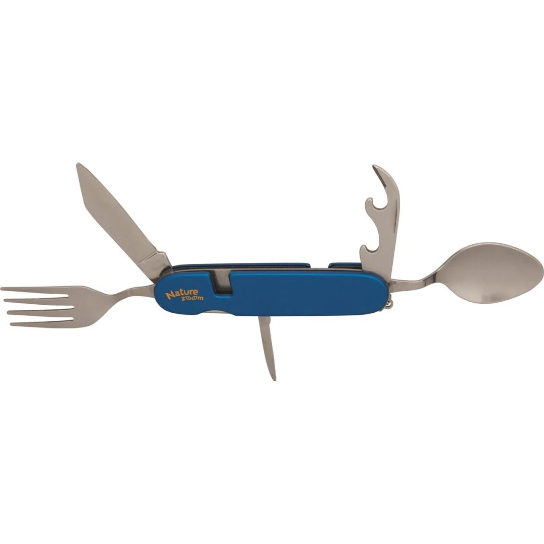 Cubiertos para cámping nature zoom