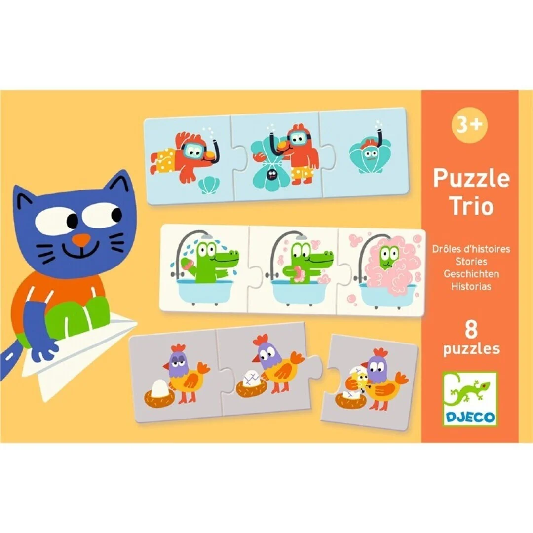 Educativos Puzzle Trío Historias FSC