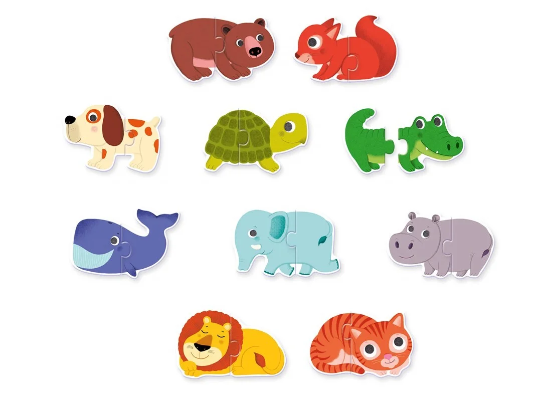 Educativos Puzzle Duo Animales