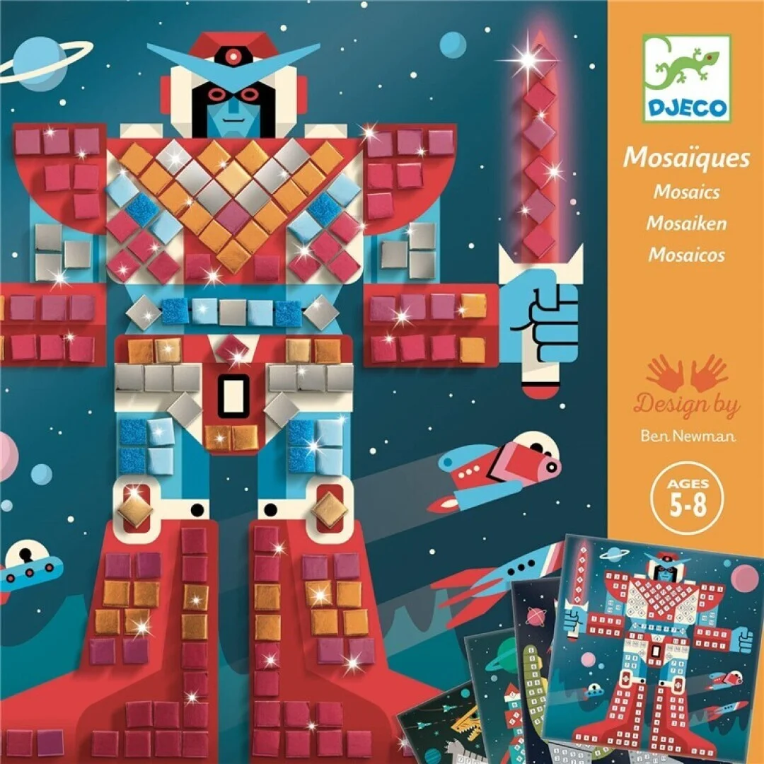 Collage Cuadros de mosáicos Space battle