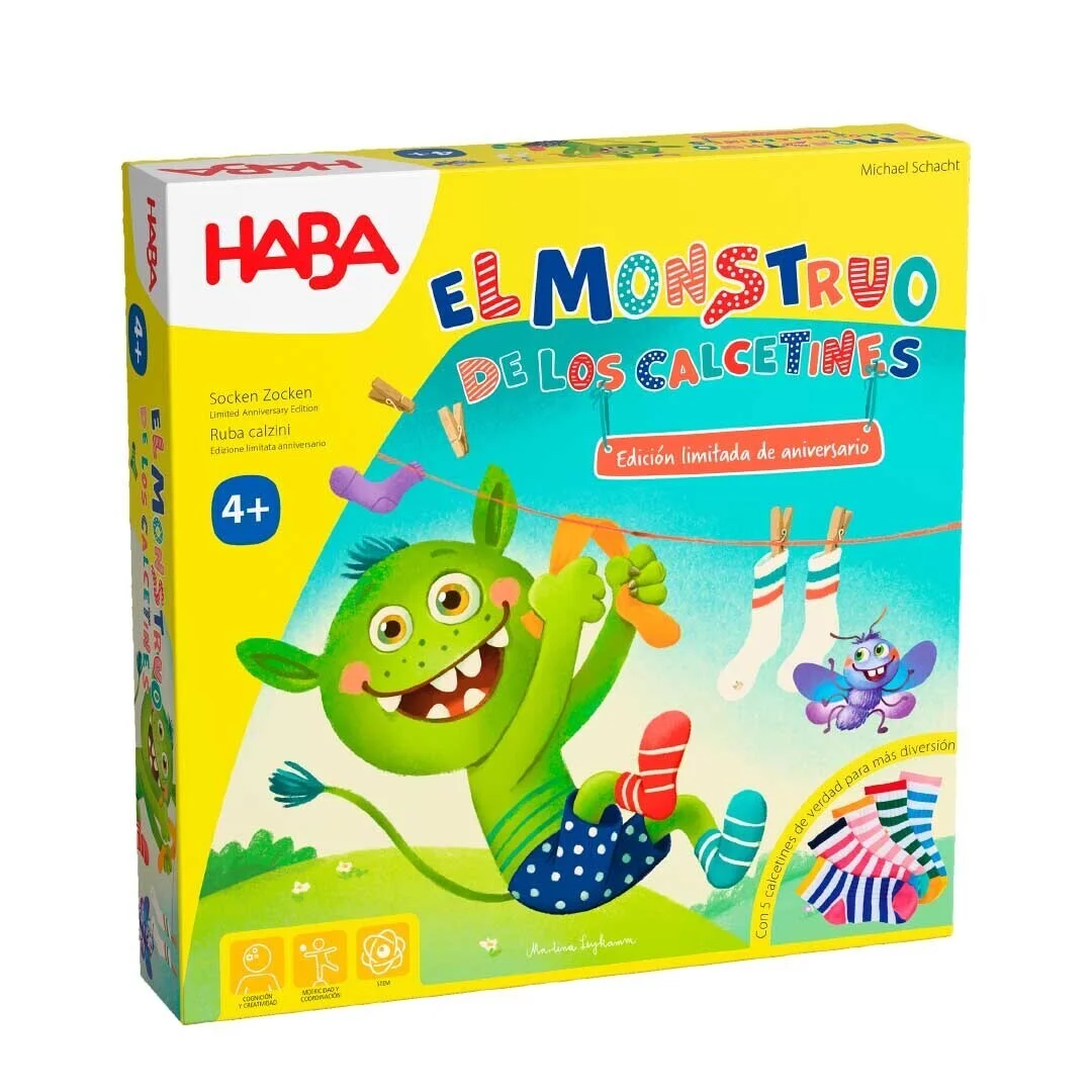 El monstruo de los calcetines – edición limitada de aniversario