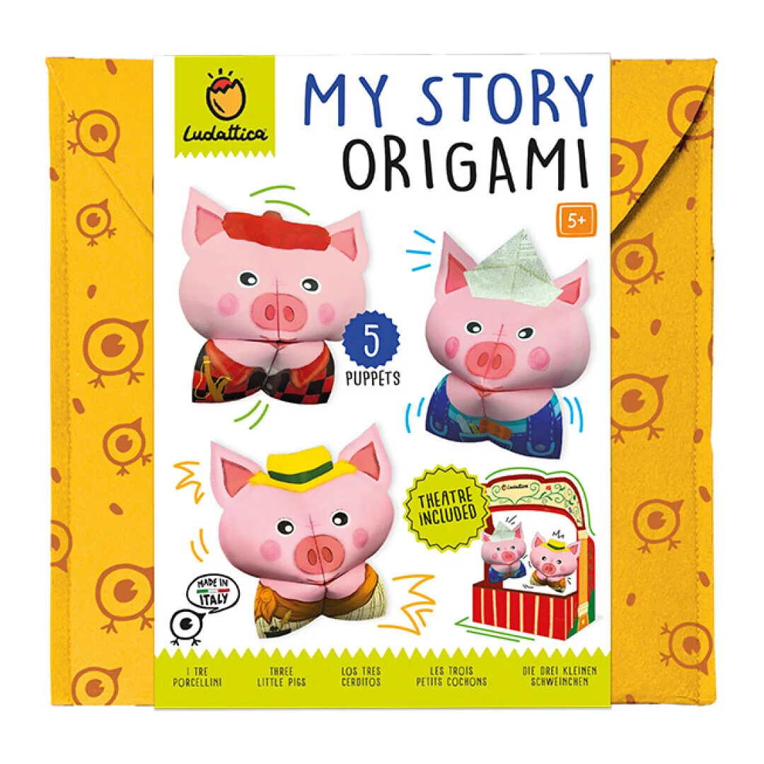 My story origami - los tres cerditos