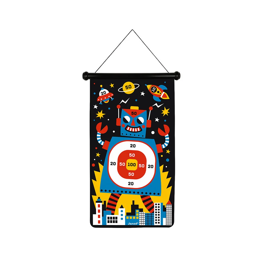 Juego de dardos magnéticos "robots"