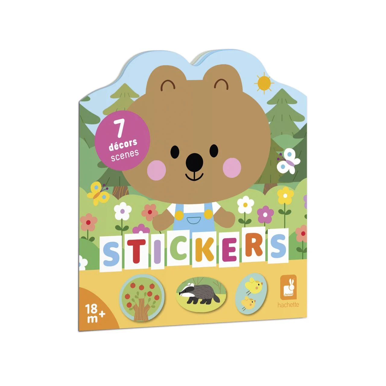 Cuaderno de pegatinas - el bosque