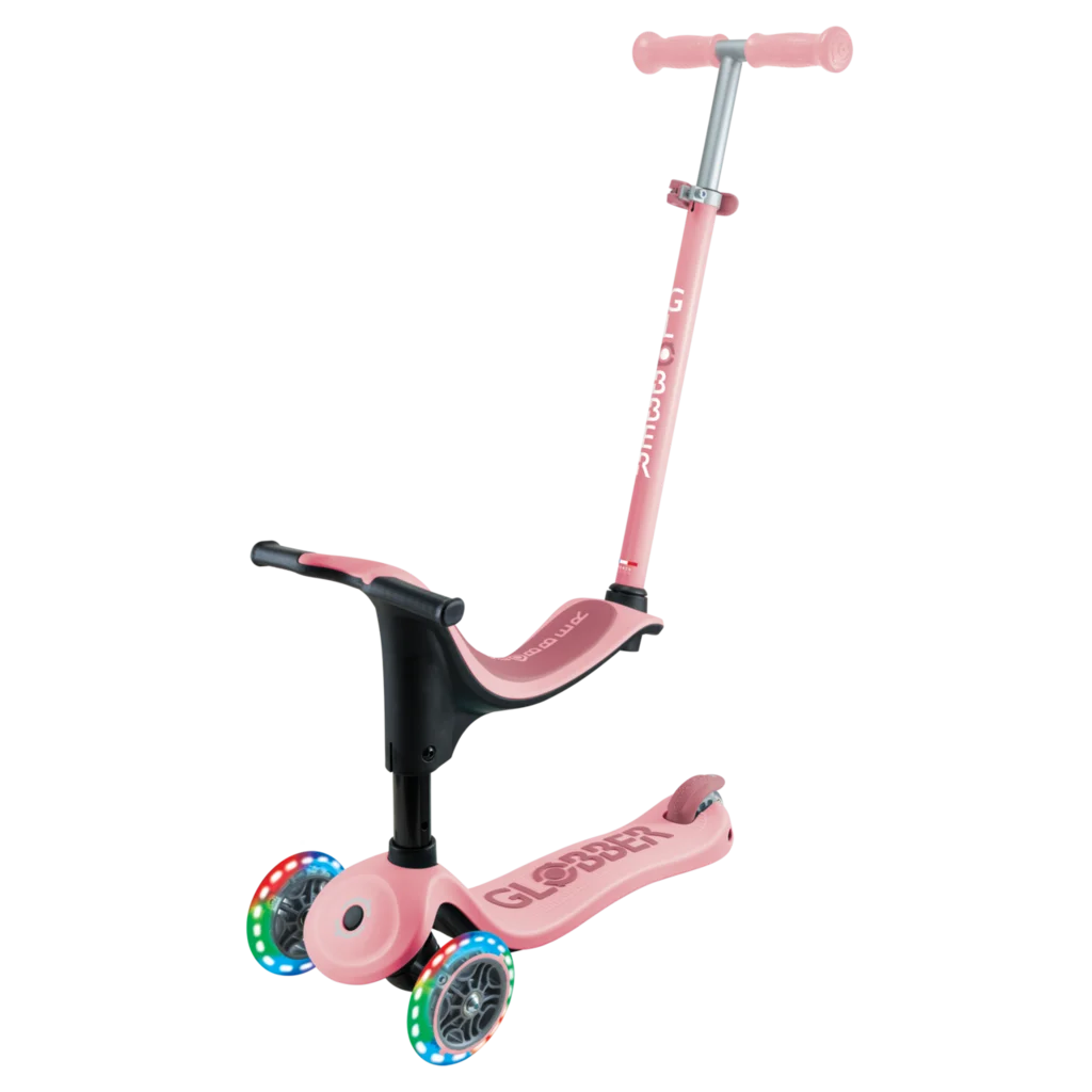 Patinete go up sporty luces v2 rosa pastel