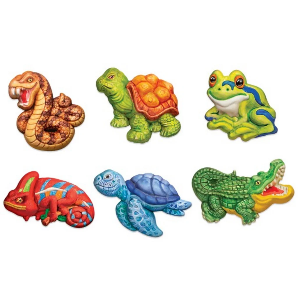 Mould and paint reptiles y anfibios