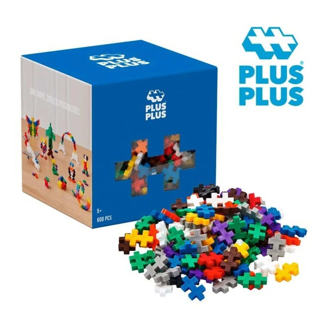 Cubo de piezas: Básico 600 piezas