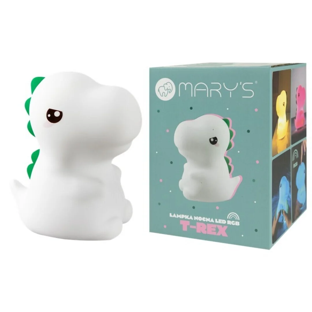 Mary's lámpara de noche LED RGB dinosaurio