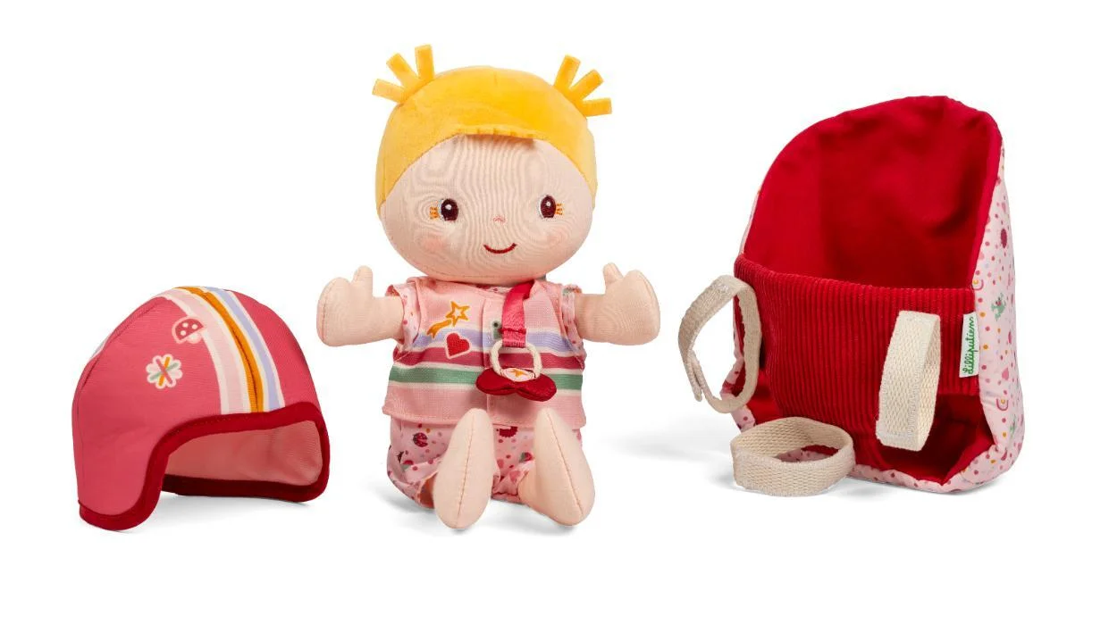 Lena Muñeca Y Asiento De Bicicleta