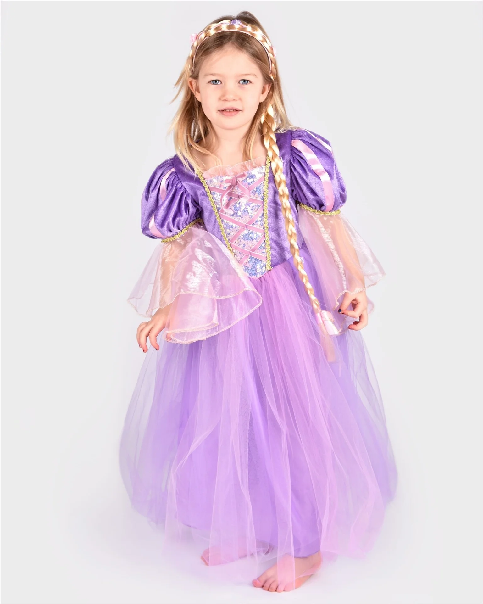Disfraz princesa púrpura