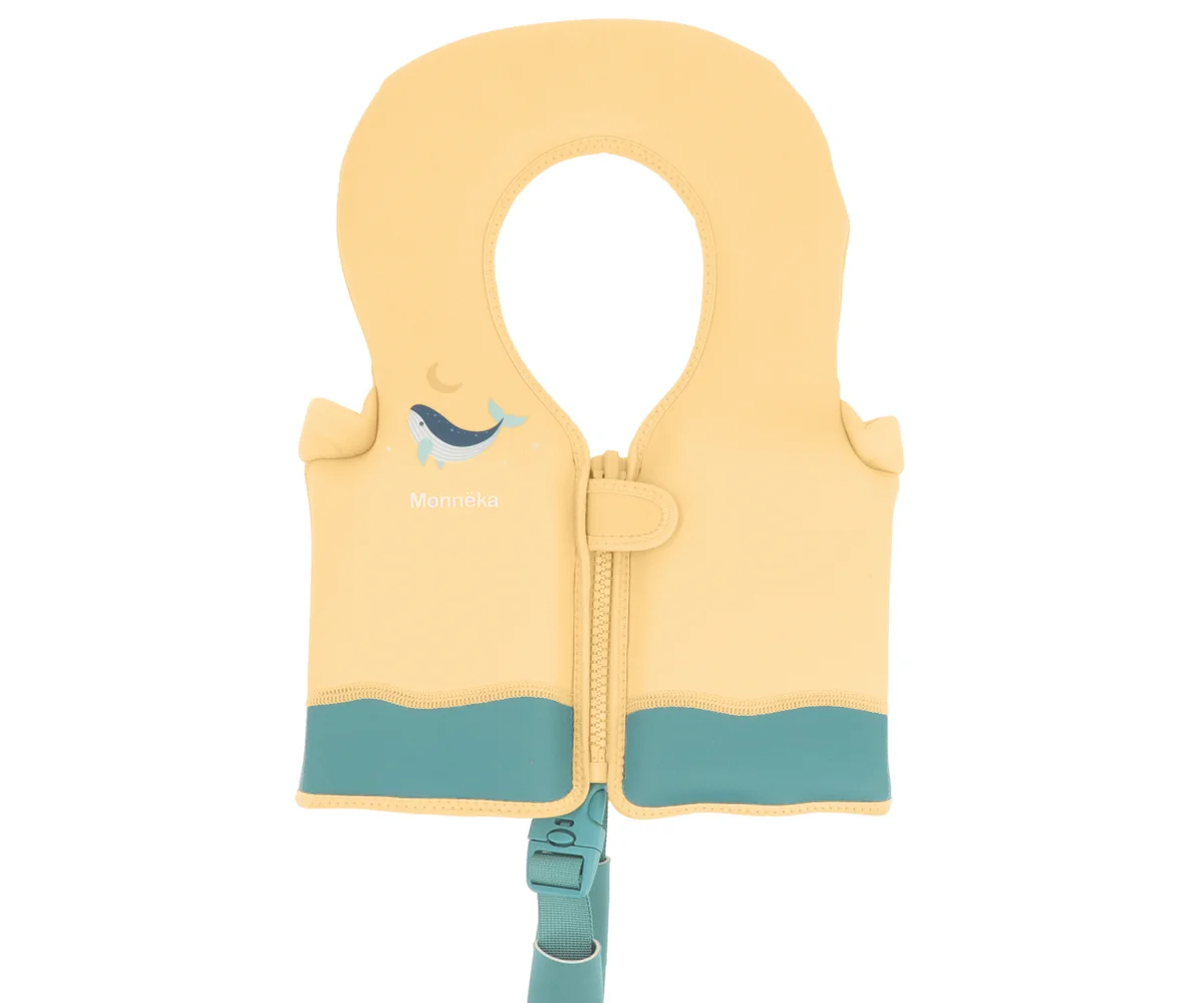 Chaleco Flotador Aprendizaje Whale Teal