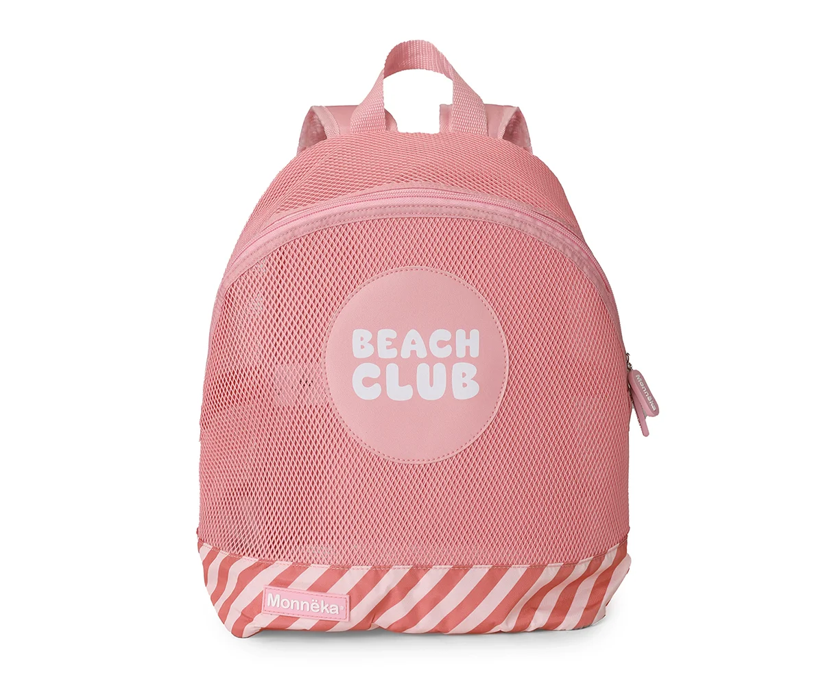 Mochila infantil antiarena stripes bloom & blush