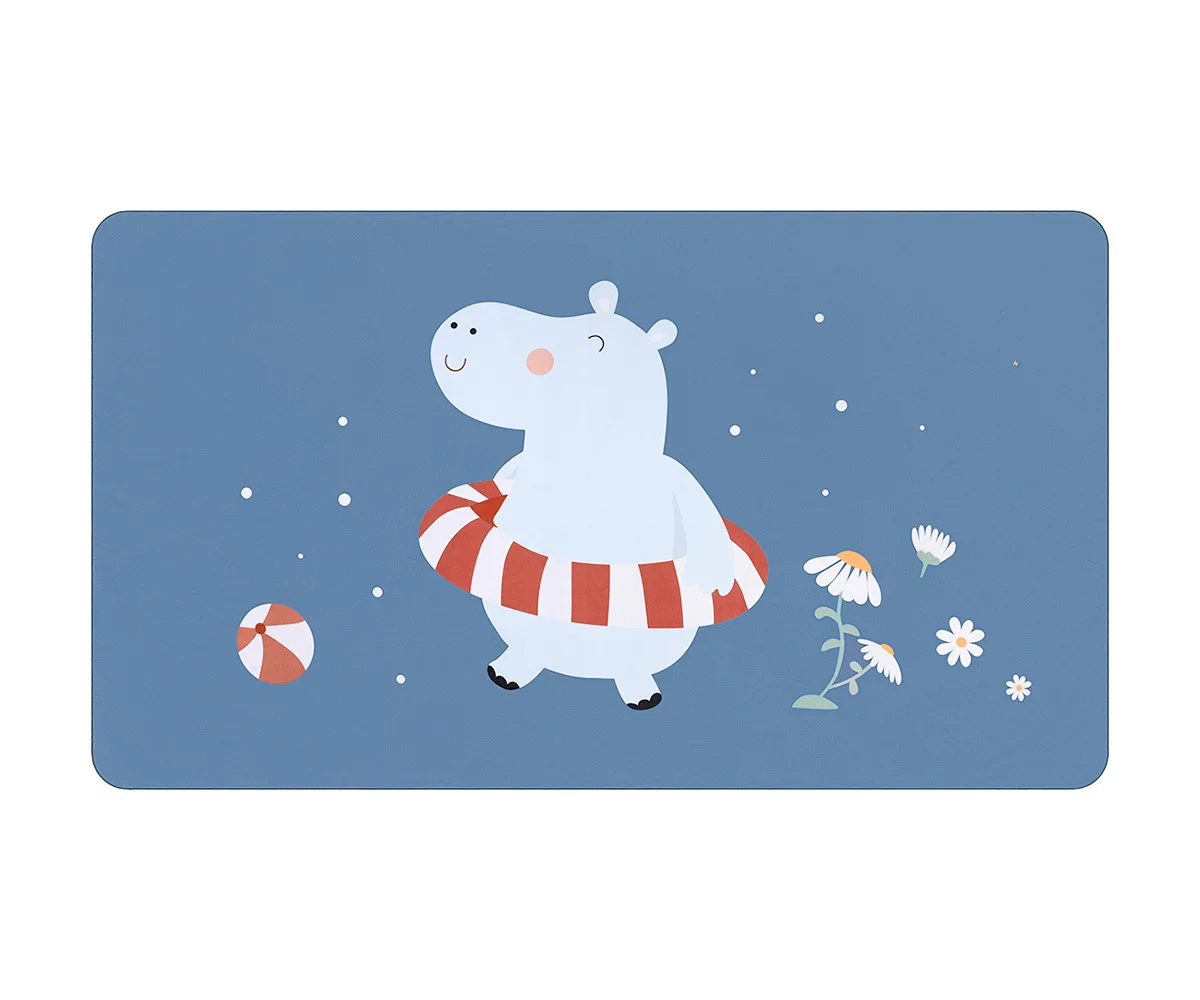 Toalla playa microfibra hippos