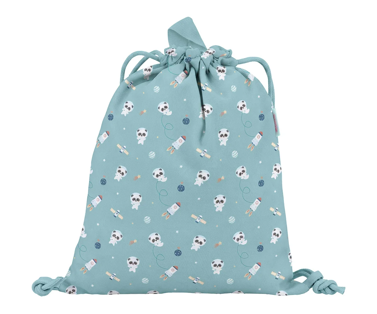 Mochila saco tela Pandas in Space