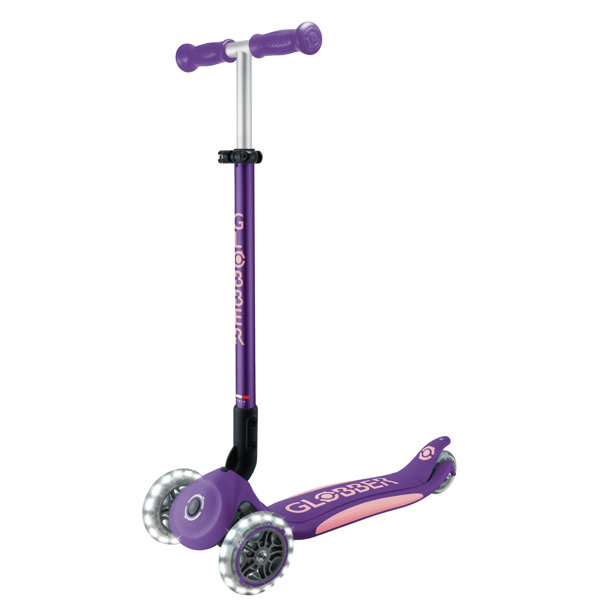Patinete Elite Con Luces Lila