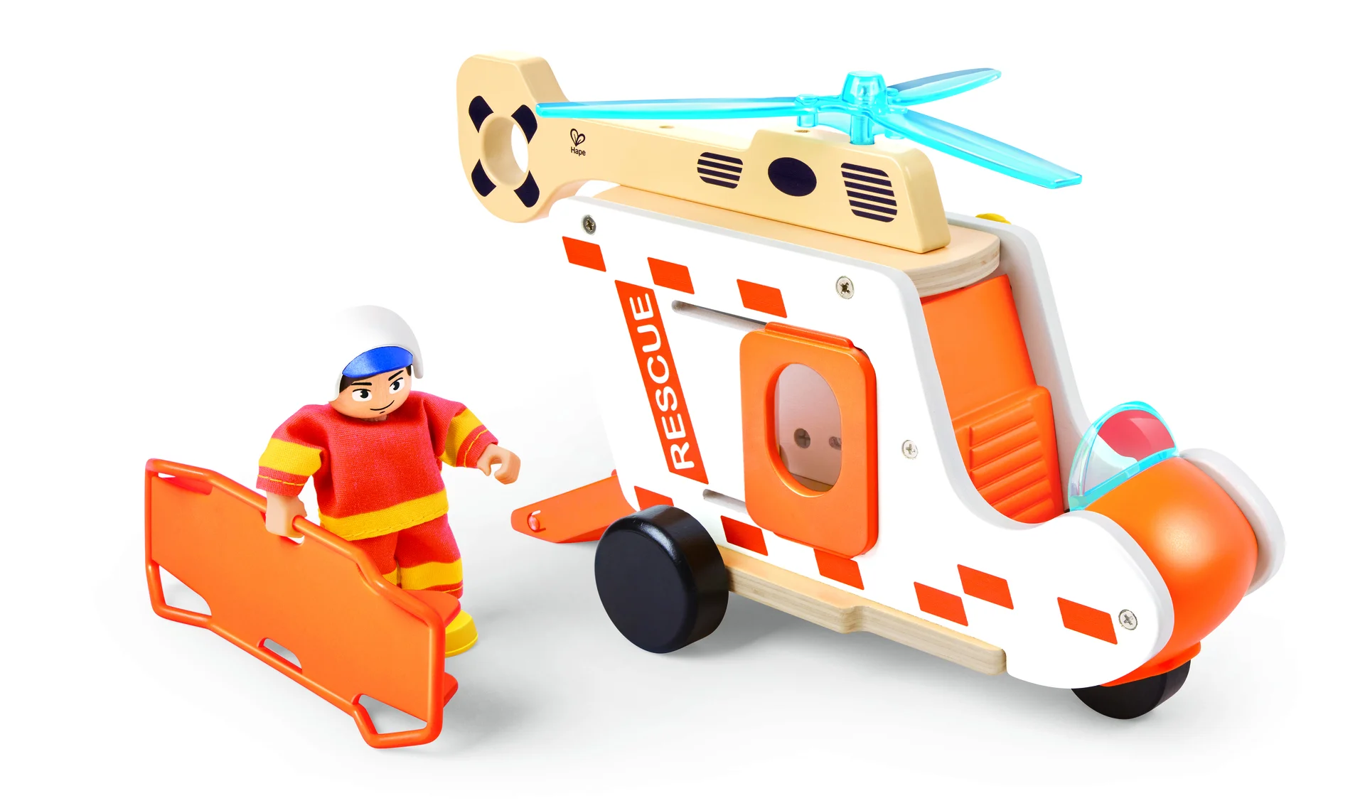 Set De Helicóptero De Rescate