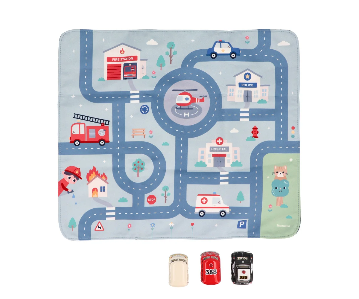 Juego Mantel Circuito Rescue