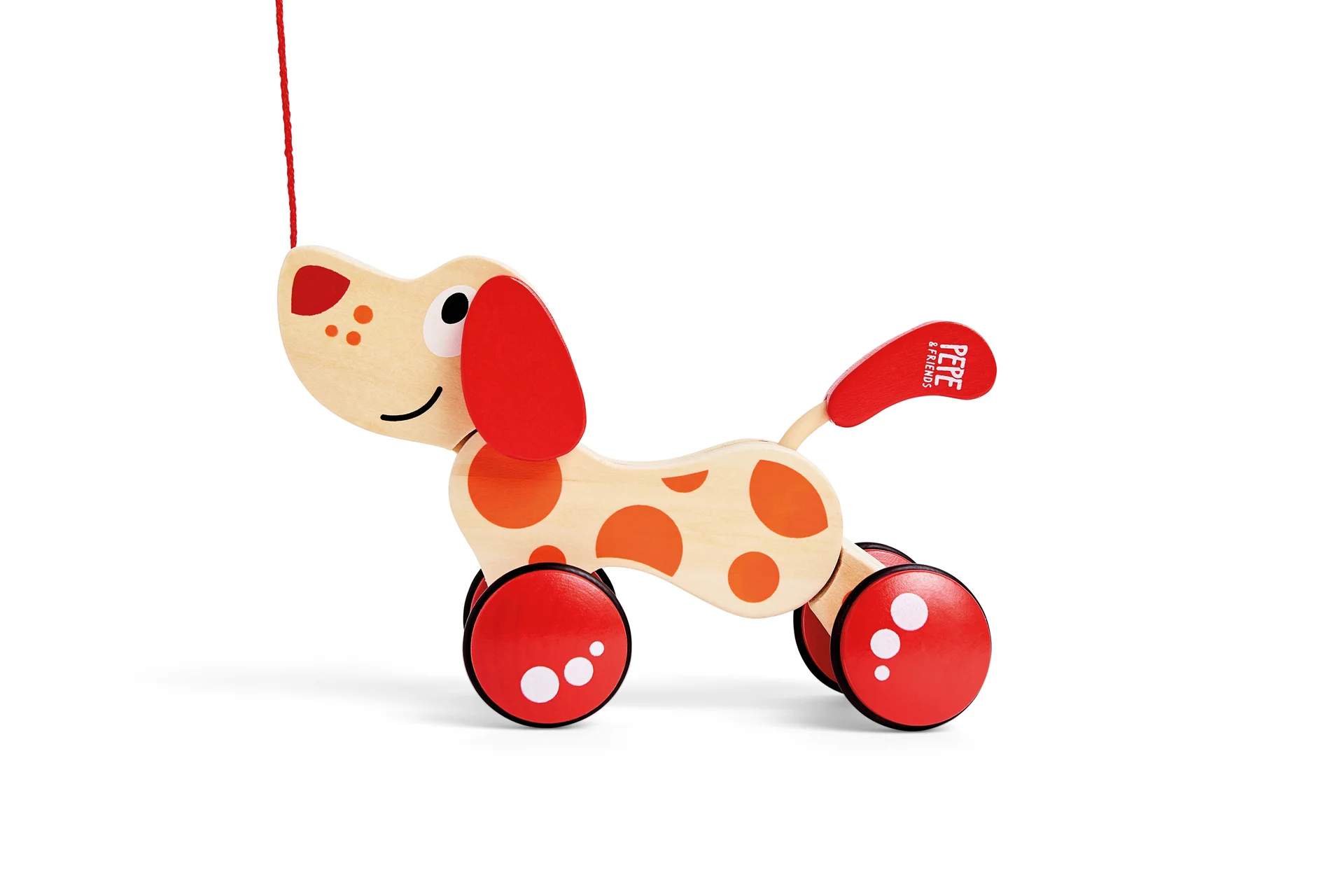 Perrito pepe de arrastre