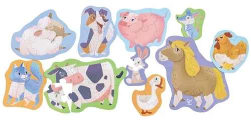 Rompecabezas de amigos de la granja