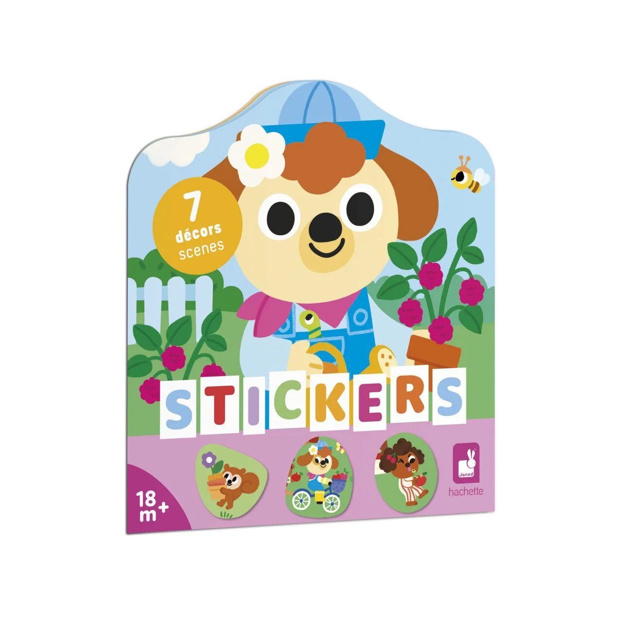 [J09199] Cuaderno de pegatinas - el jardin