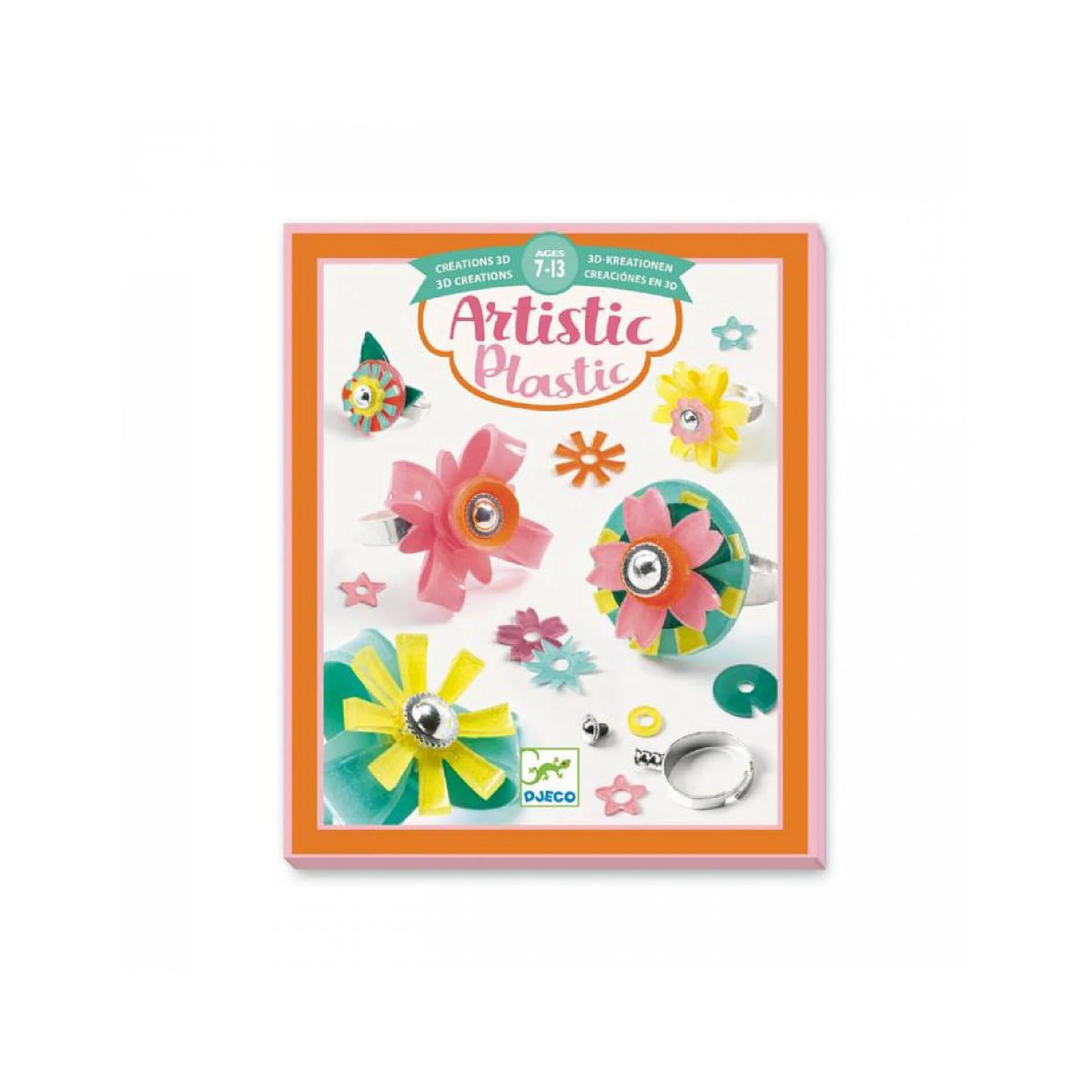 [39499] Artistic plastic colección de anillos