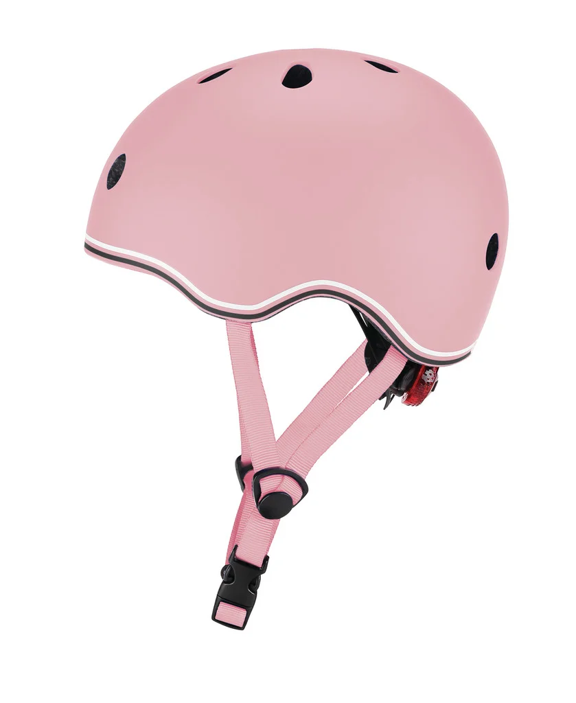 [GL506210] Casco Go Up rosa pastel con luces  (45-51CM)