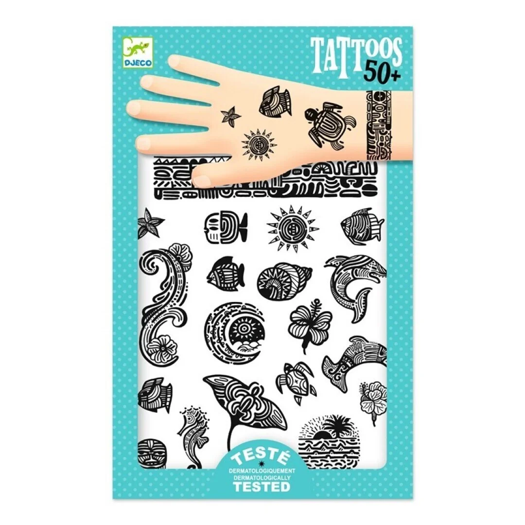 [39248] Tatuajes Polinesia (min. 2 u.)