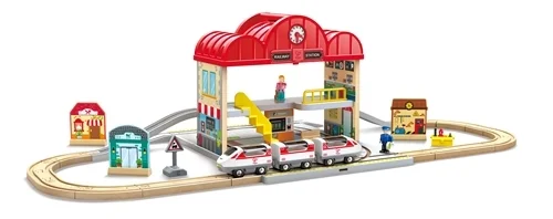[E3877] Set de estación de tren portátil
