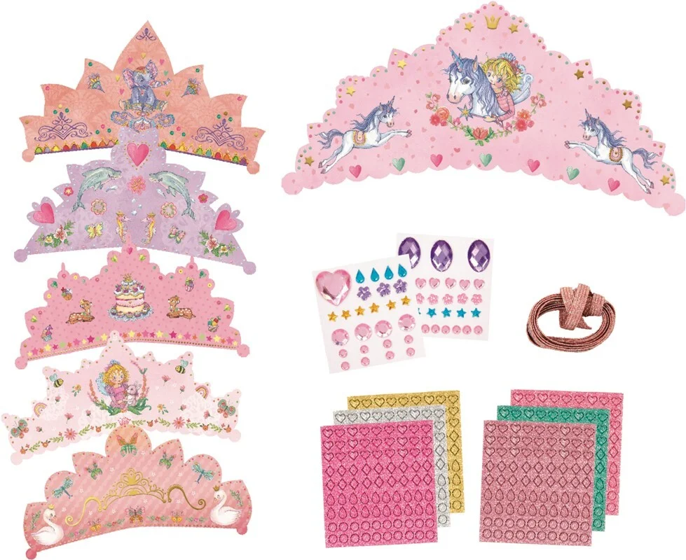 Set diy tiaras de papel princess lillifee