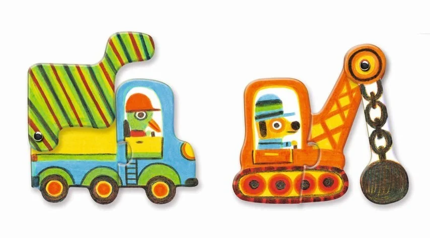 [38170] Educativos Puzzle dúo Articulo vehículos