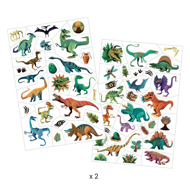 [39598] Tatuajes Dino club (min. 2 u.)