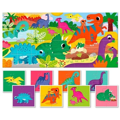 [LU22662] Dudù baby puzzle collection - dinosaurios