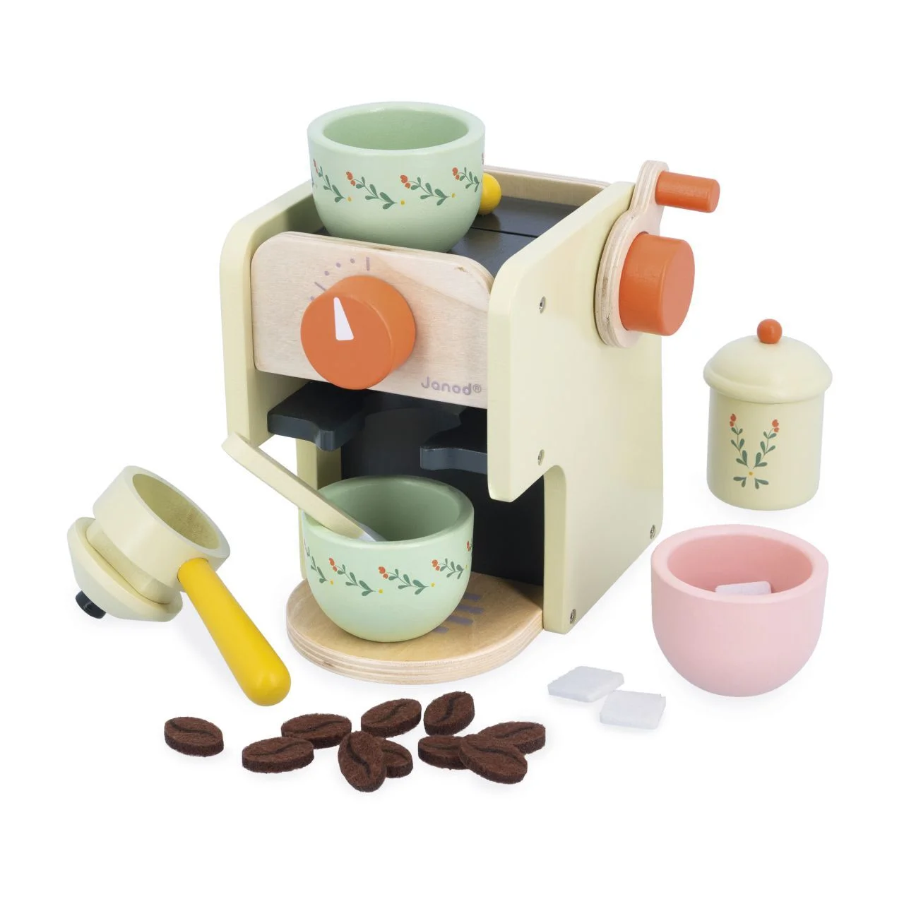 [J06644] Abuelita alegre - cafetera