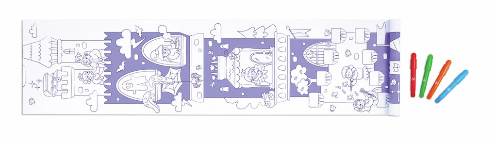 [E2019] Rollo de papel para garabatos de castillos