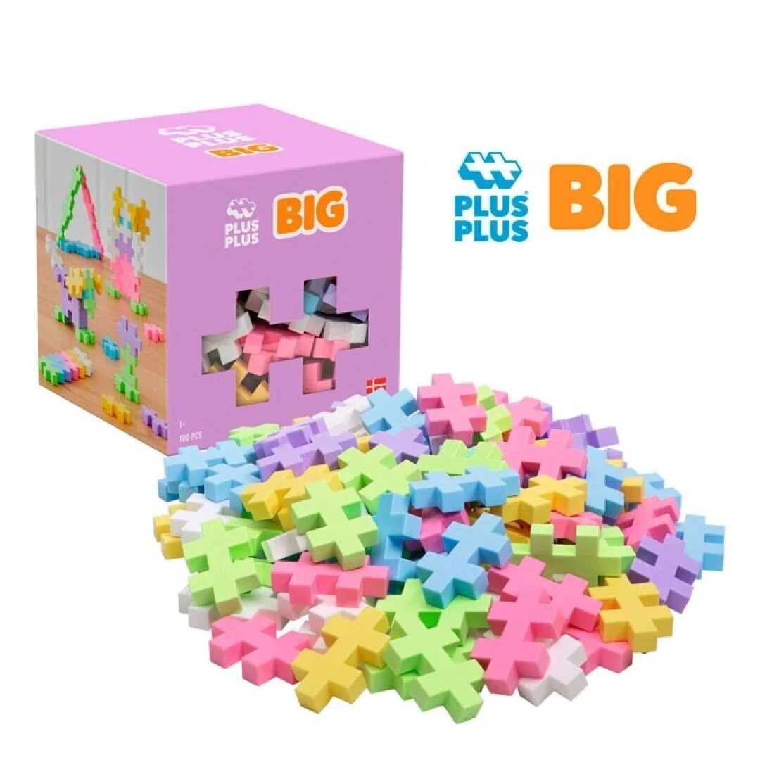 [3412] Cubo BIG Pastel Mix 100 piezas