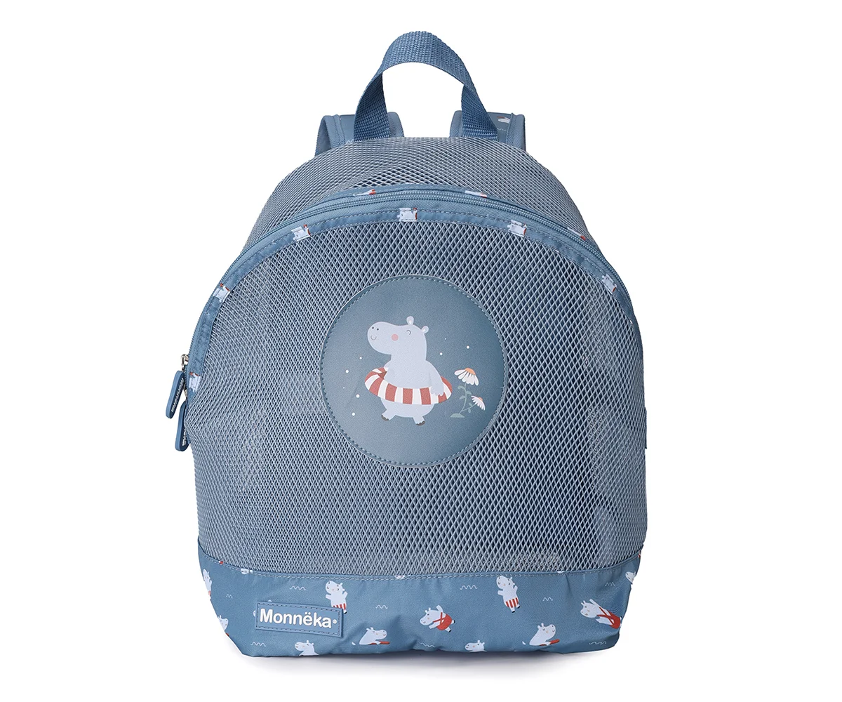 Mochila infantil antiarena hippos