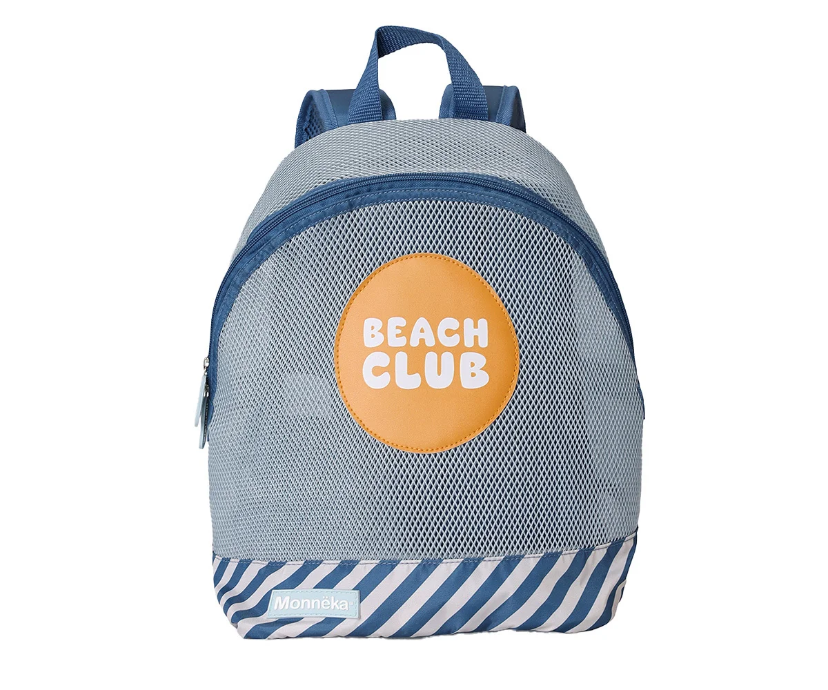 Mochila infantil antiarena stripes blues & beyond