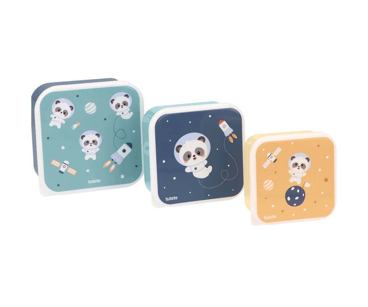 [99594] 3 Cajas Almuerzo Pandas in Space