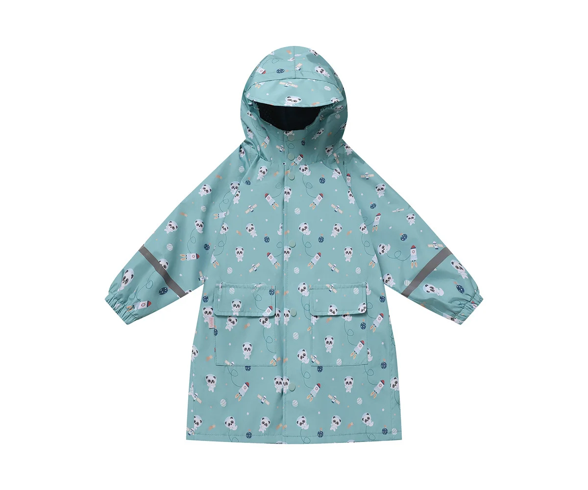 Chubasquero Infantil Pandas in Space