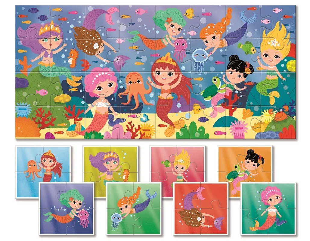 [LU23157] Dudù baby puzzle collection - sirenas