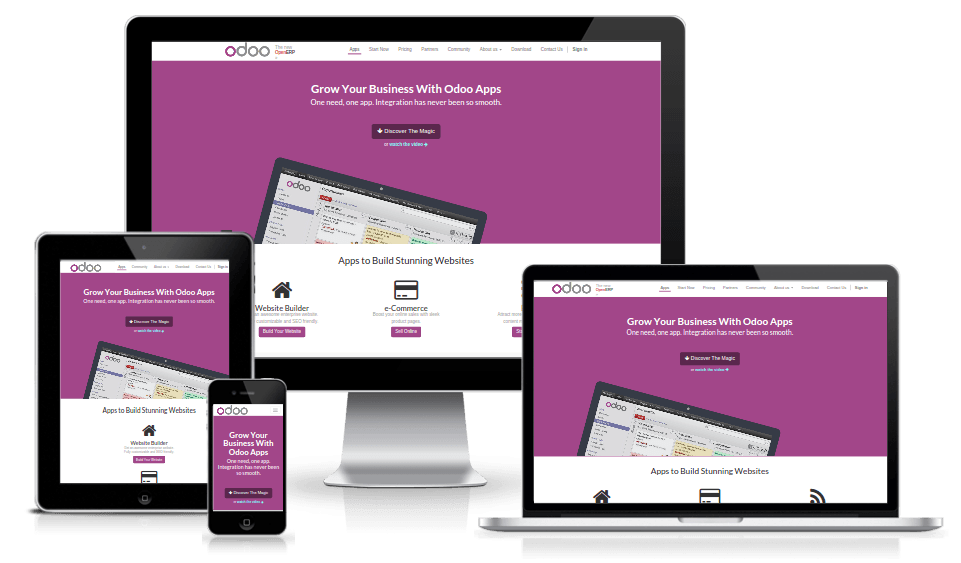 Imagen de Odoo del banner